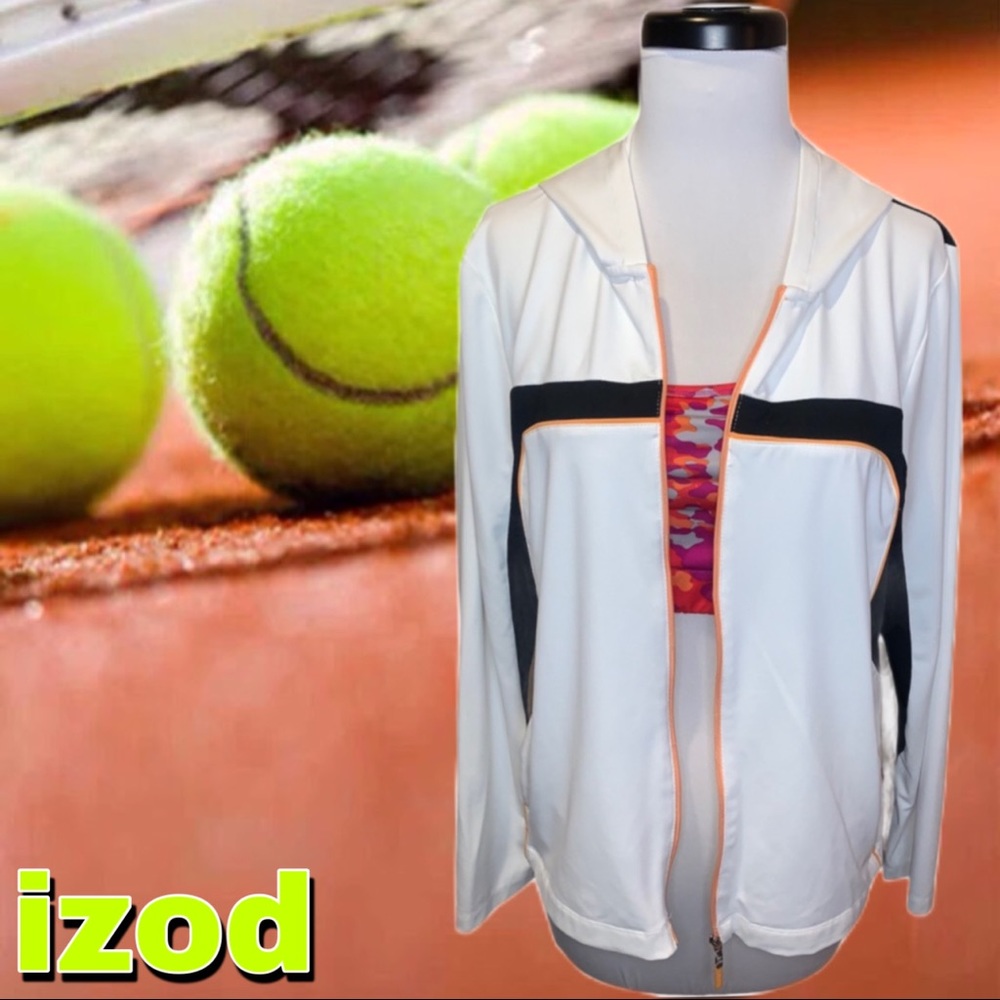Izod PerformX Hooded Track Jacket